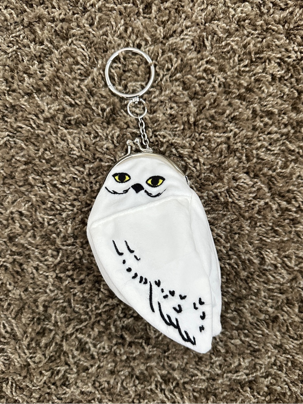 Vera Bradley x Harry Potter Forbidden Forest Hedwig Bag Charm Coin Purse